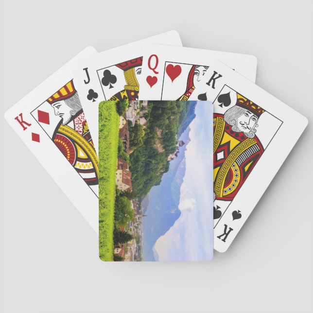Vaduz, Liechtenstein Spielkarten (Rückseite)