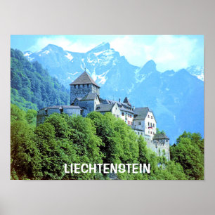 VADUZ-SCHLOSS, LIECHTENSTEIN POSTER