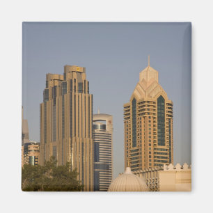 VAE, Dubai. Minarett einer Moschee in Al Wasl, mit Magnet