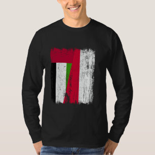 VAE Polen Halbfahne Vereinigte Arabische Emirate P T-Shirt
