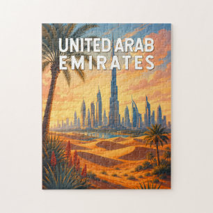 VAE Vereinigte Arabische Emirate Illustration Reis