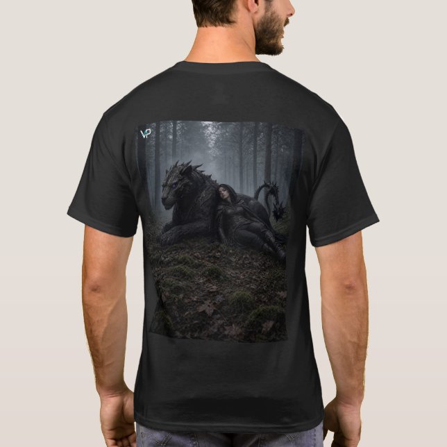 Vaela ruht mit Acefang T-Shirt (Rückseite)