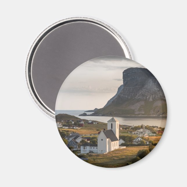 Vaeroy Lofoten Inseln Norwegen Magnet (Vorderseite/Rückseite)