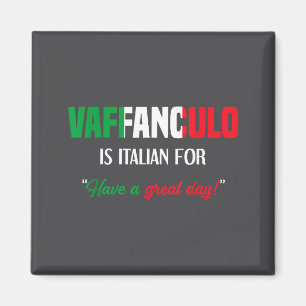 Vaffanculo Tag Saying Haben Italienisch Magnet