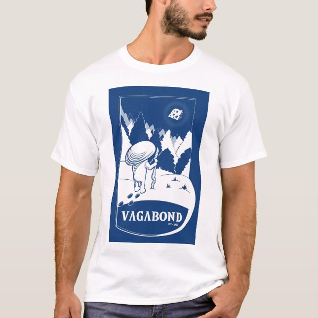 Vagabond-Blues T-Shirt (Vorderseite)