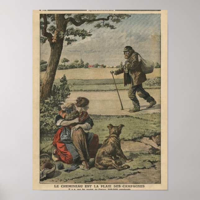 Vagabond ist eine Landschaftsstörung Poster (Vorne)