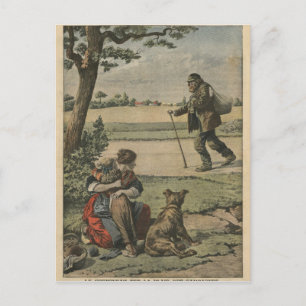 Vagabond ist eine Landschaftsstörung Postkarte