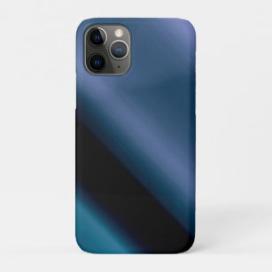 Vages L Blau-Schwarzes abstraktes Case-Mate iPhone Hülle