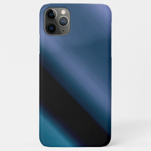 Vages L Blau-Schwarzes abstraktes Case-Mate iPhone Hülle