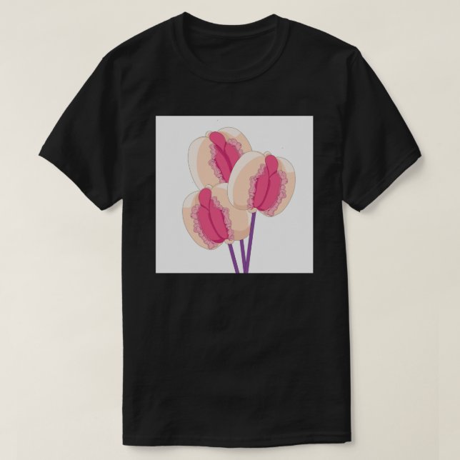 Vagina Balloons Tote Bag T-Shirt (Design vorne)