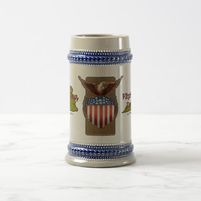 VaGT "Doppellogo Stein " Bierglas (Mittel)