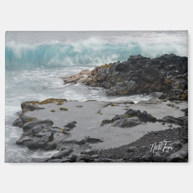 Vague de la côte de la Puna, aimant Hawaii (Recto)