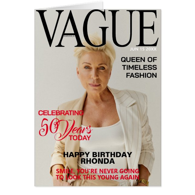 Vague Mag Parody Birthday-Upload Foto-Message-Age (Vorne)