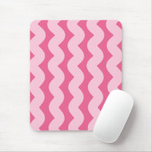 Vague n° 4 - Tapis de souris (rose chaud)