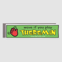 Vague si vous jouez theremin (pop art) aimant voit