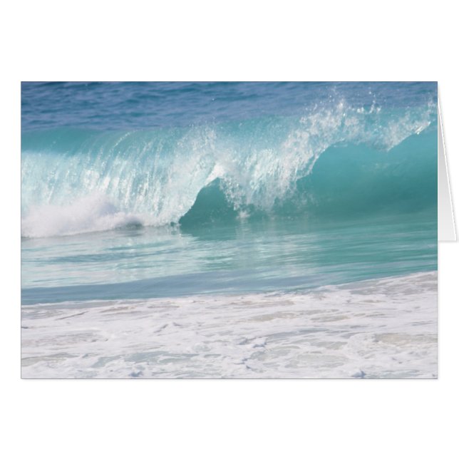 Vague Turquoise magnifique (Devant horizontal)