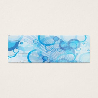 vagues de bulles bleues