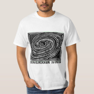 Vagues de la gravité de T-shirt de
