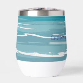 Vagues de l'océan bleu