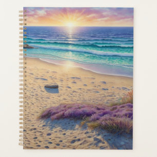 Vagues de plage et art de rivage
