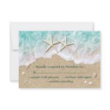 Vagues de plage et Starfish RSVP