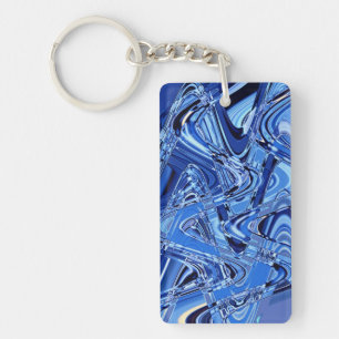 vagues de routes en bleu