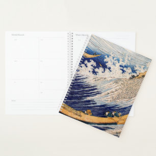 Vagues océaniques Hokusai Bateaux en mer