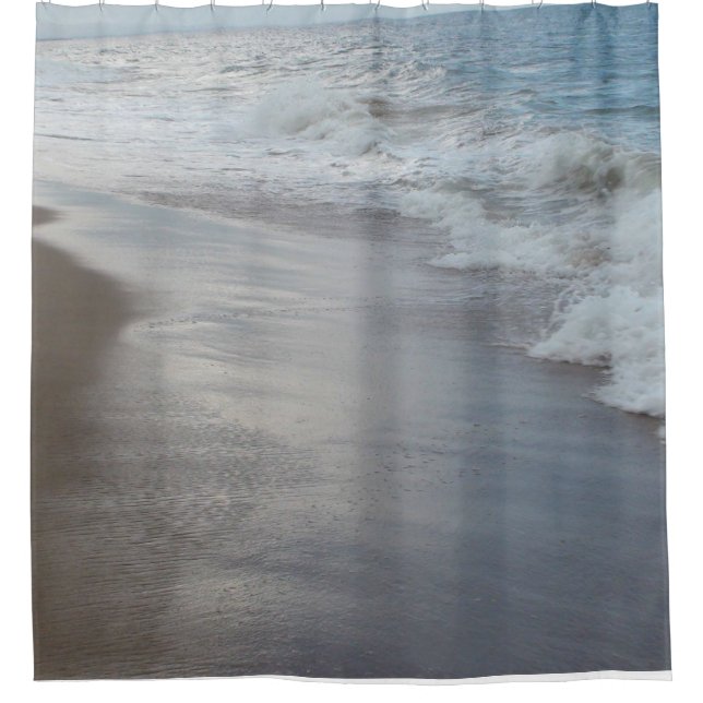Vagues océaniques sur le rideau de douche de plage (Devant)