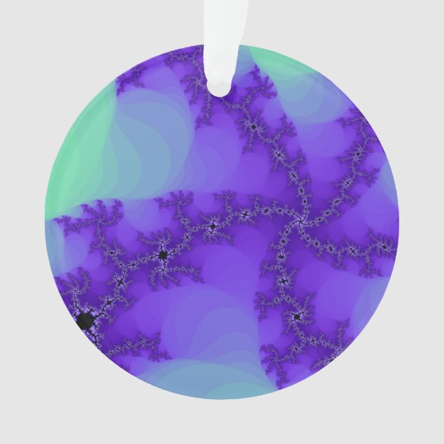 Vagues spirales Ornement fractal (devant)