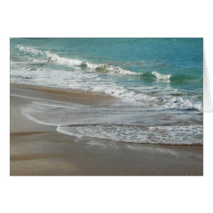 Vagues sur la plage bleu turquoise Océan