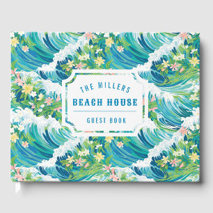 Vagues tropicales de Preppy   Livre d'invité de Be