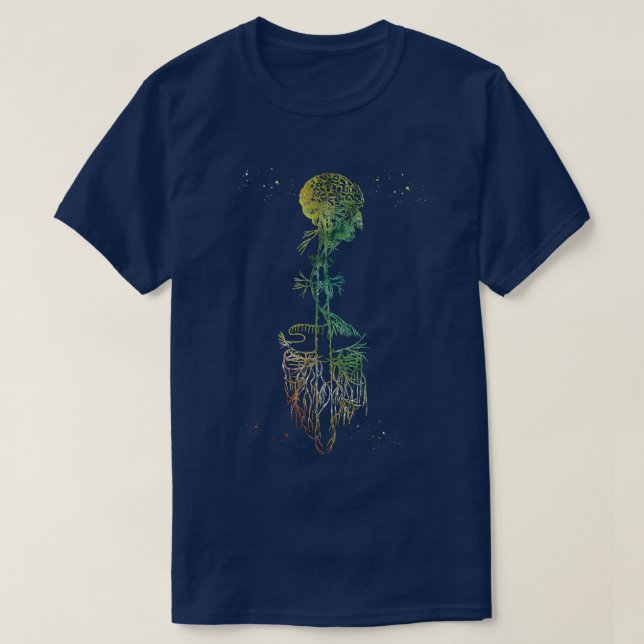 Vagus Nerve Art T-Shirt (Design vorne)