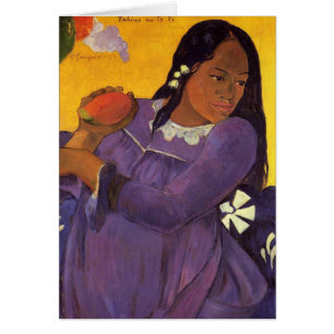 "Vahine aucune carte de Te Vi" - Paul Gauguin