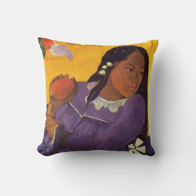 Vahine No Te Vi - Paul Gauguin Pillow Kissen (Vorderseite)