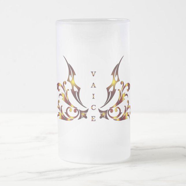 VaIce Bierglas Mattglas Bierglas (Mittel)