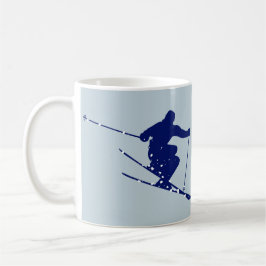 Vail Blue Skier Tasse