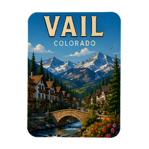 Vail Colorado Berg Souvenir Magnet