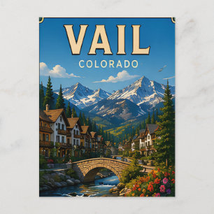 Vail Colorado Berg Souvenir Postkarte