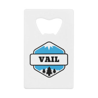 Vail, Colorado Berg und Ski Geldbeutel Flaschenöffner