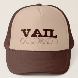 Vail Colorado casquette brun simple