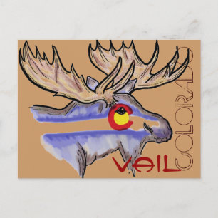 Vail Colorado elf Postkarte