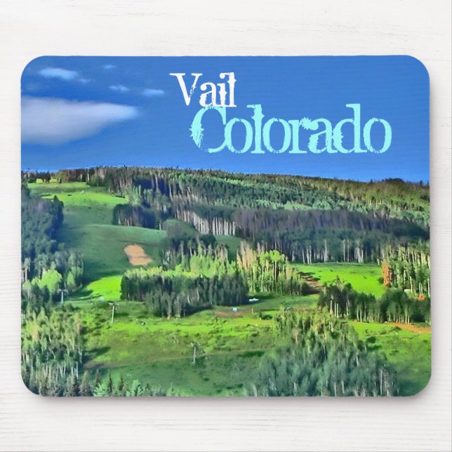 Vail Colorado Farbmousepe Mousepad (Vorne)