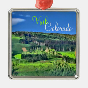 Vail Colorado helle Lauflandschaftliche Verzierung Ornament Aus Metall