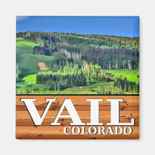 Vail Colorado landschaftlicher rustikaler Zeichenm Magnet