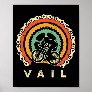 Vail Colorado Mountainbike fahren Mountainbiken Poster