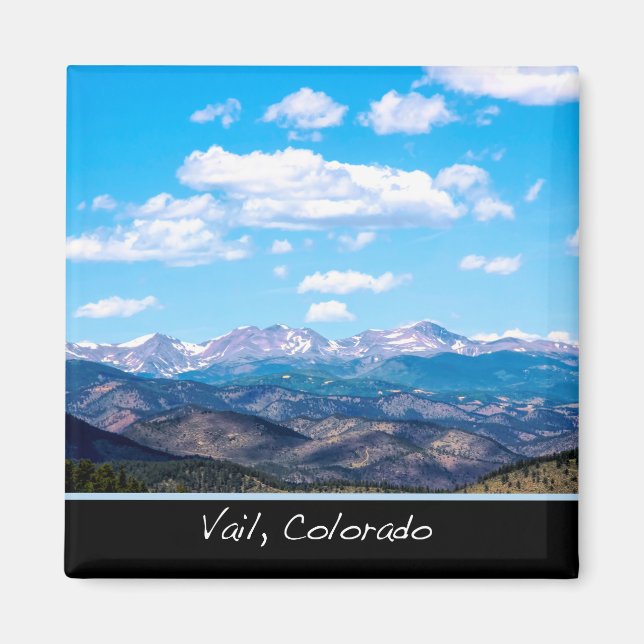 Vail Colorado Mountains Magnet (Devant)