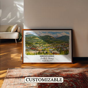 Vail Colorado Poster, Aquarell, Maßanfertigung Poster