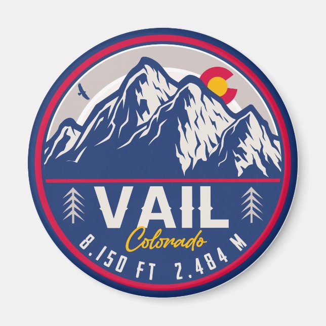 Vail Colorado Ristorante La Lanchetta Magnet (Vorne)