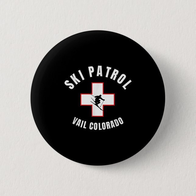 Vail Colorado Ski Patrol Button (Vorderseite)