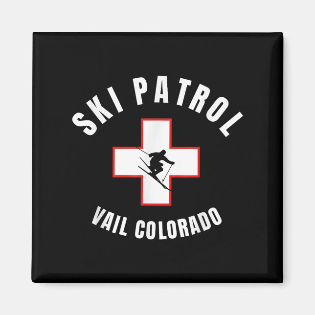 Vail Colorado Ski Patrol Magnet (Vorne)